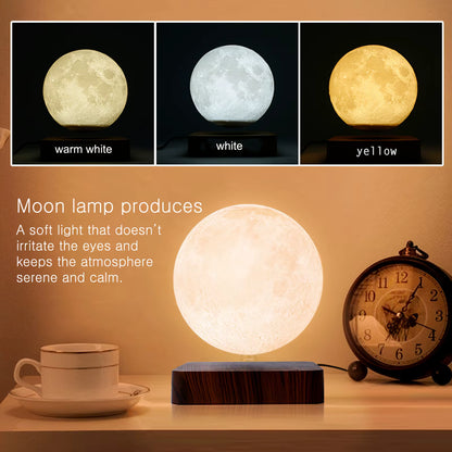 Magnetic Levitating Moon Lamp