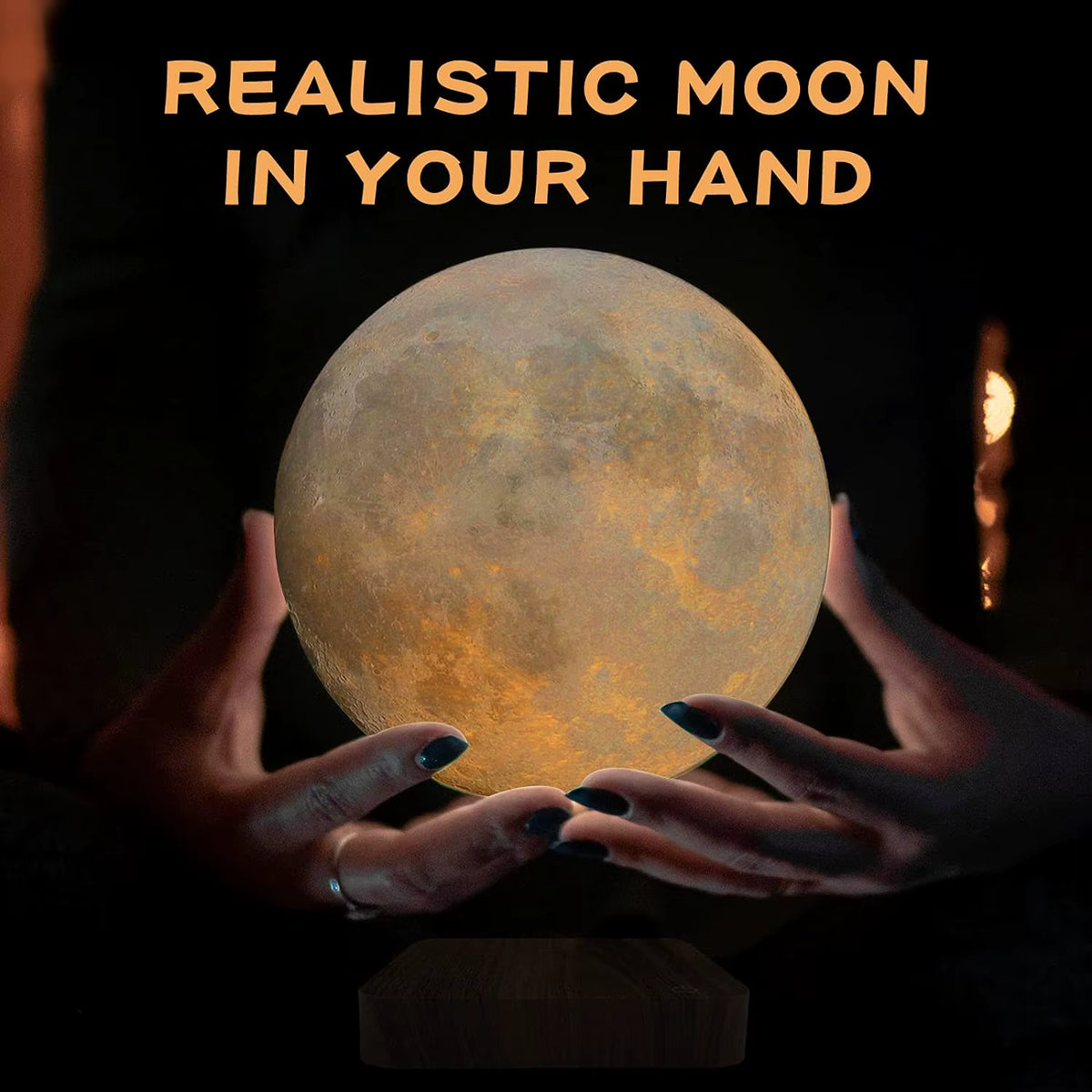 Magnetic Levitating Moon Lamp