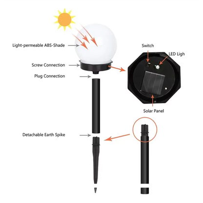 Solar Garden Lights 6-Pack